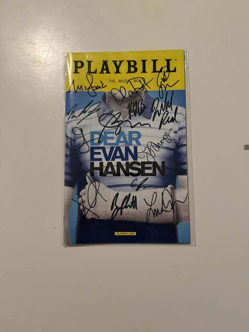 Ben Platt And OBC Signed Dear Evan Hansen Playbill E.